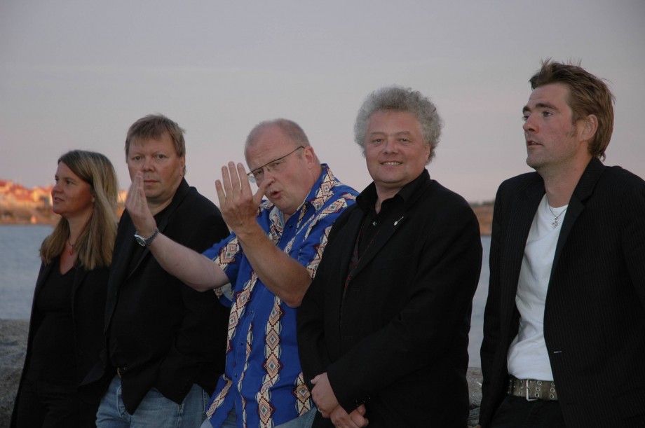 Vårt countryband Riktiga Karlar.